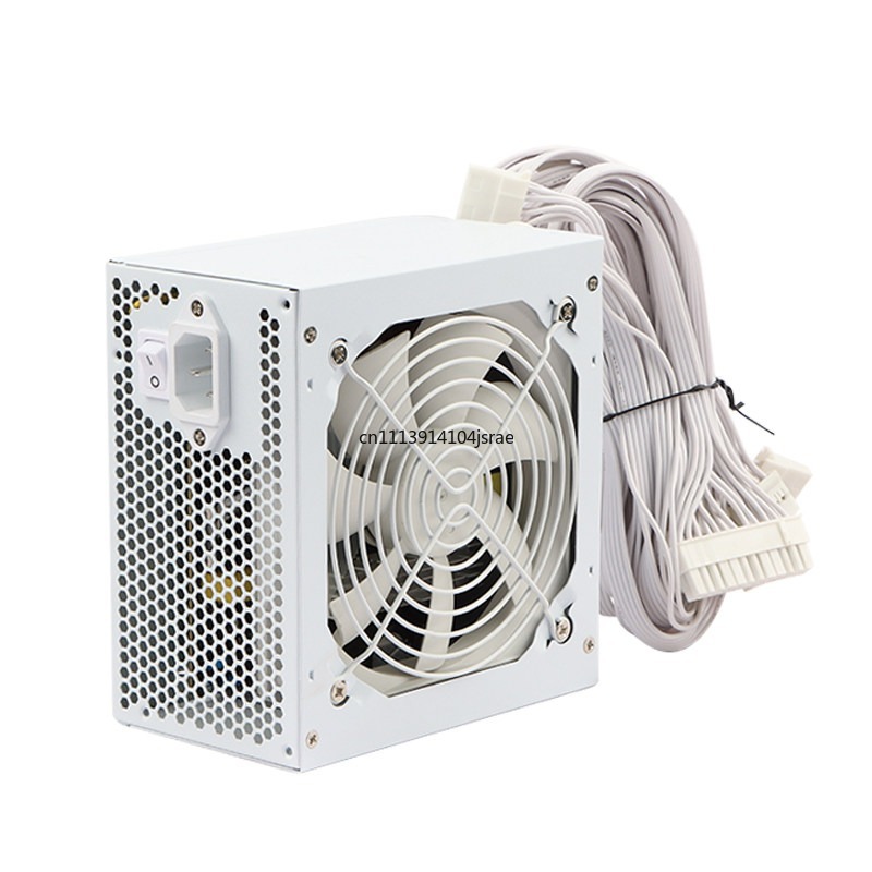 Power Supply 650W - Boîtier d’ordinateur ATX blanc, alimentation 600W-650W-750W-850W-950W,