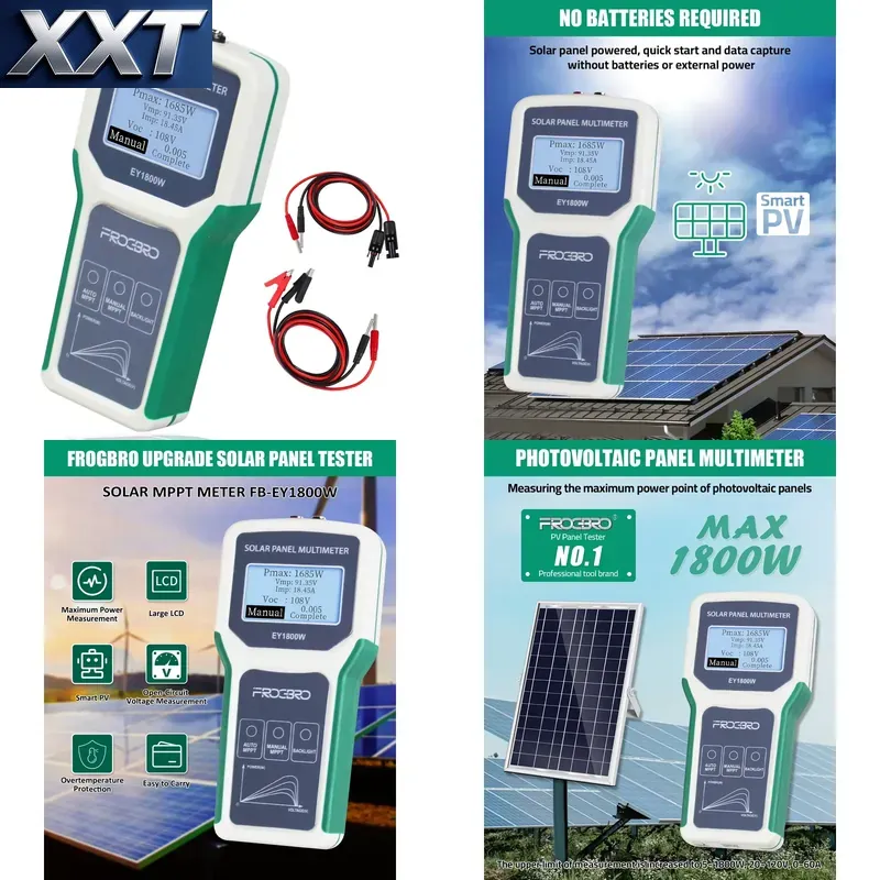Power Supply Tester - Testeur de tension photovoltaïque XXT EY1800W