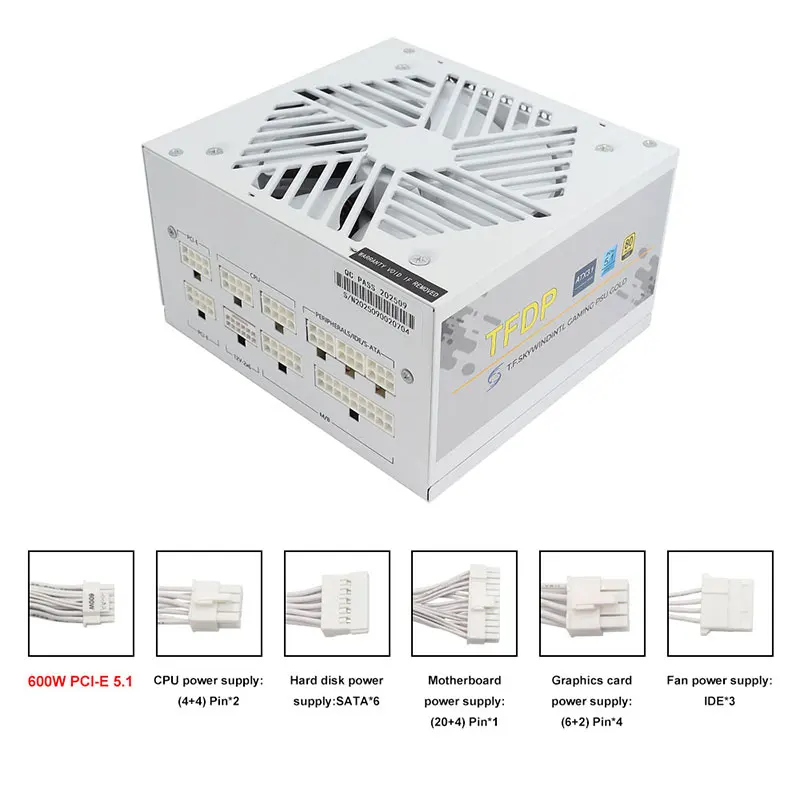 Blanc 750w 850w 1000W 1200W Wa - Power Supply 750W avis et prix