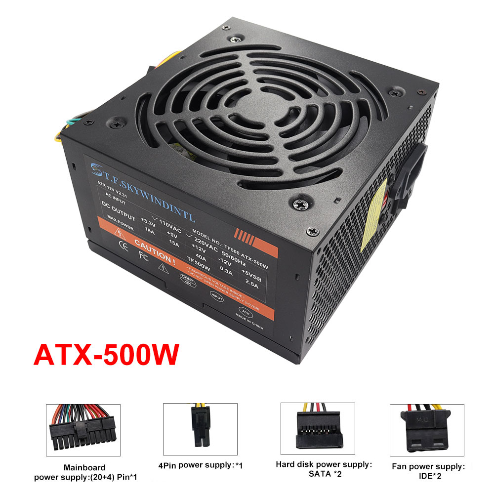 Bloc d'alimentation ATX 500W n - Power Supply 650W avis et prix